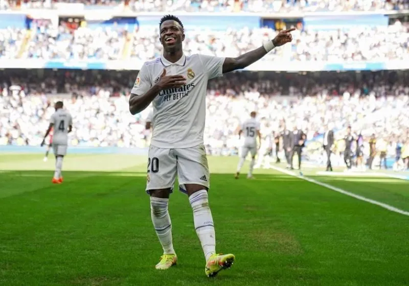 vinicius junior ăn mừng nhảy